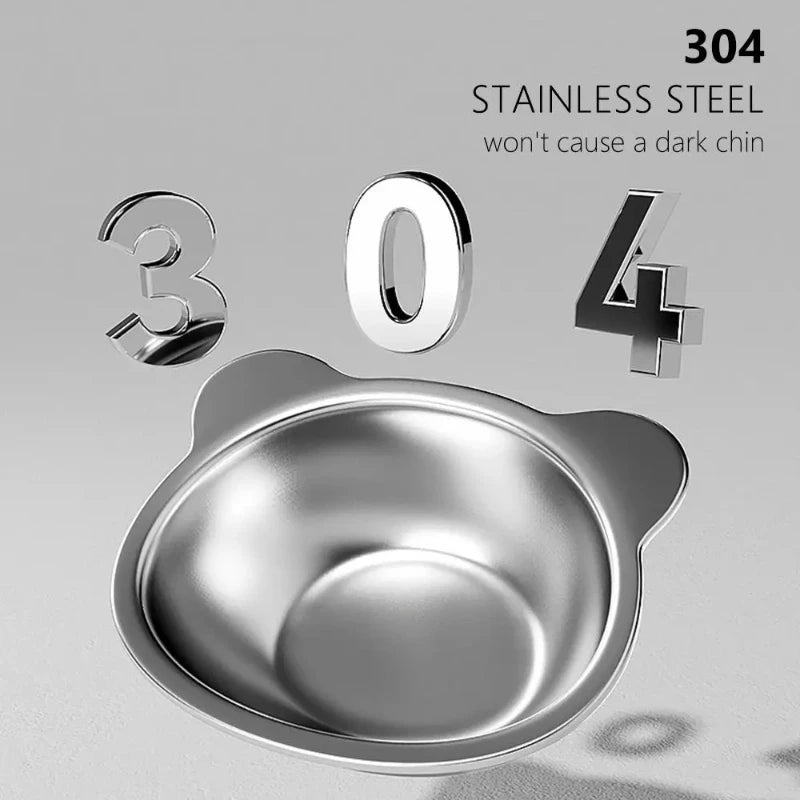 Raised Stainless Steel Pet Bowl