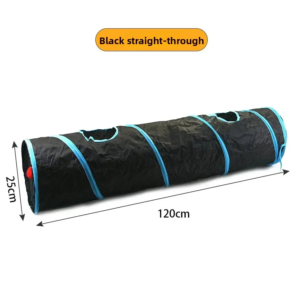 Foldable Cat Play Tunnel