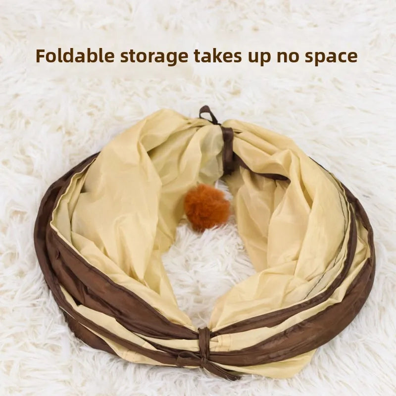 Foldable Cat Play Tunnel