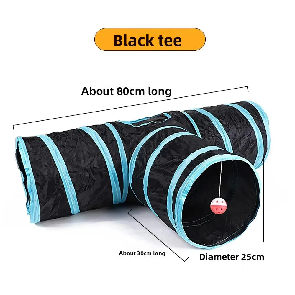 Foldable Cat Play Tunnel