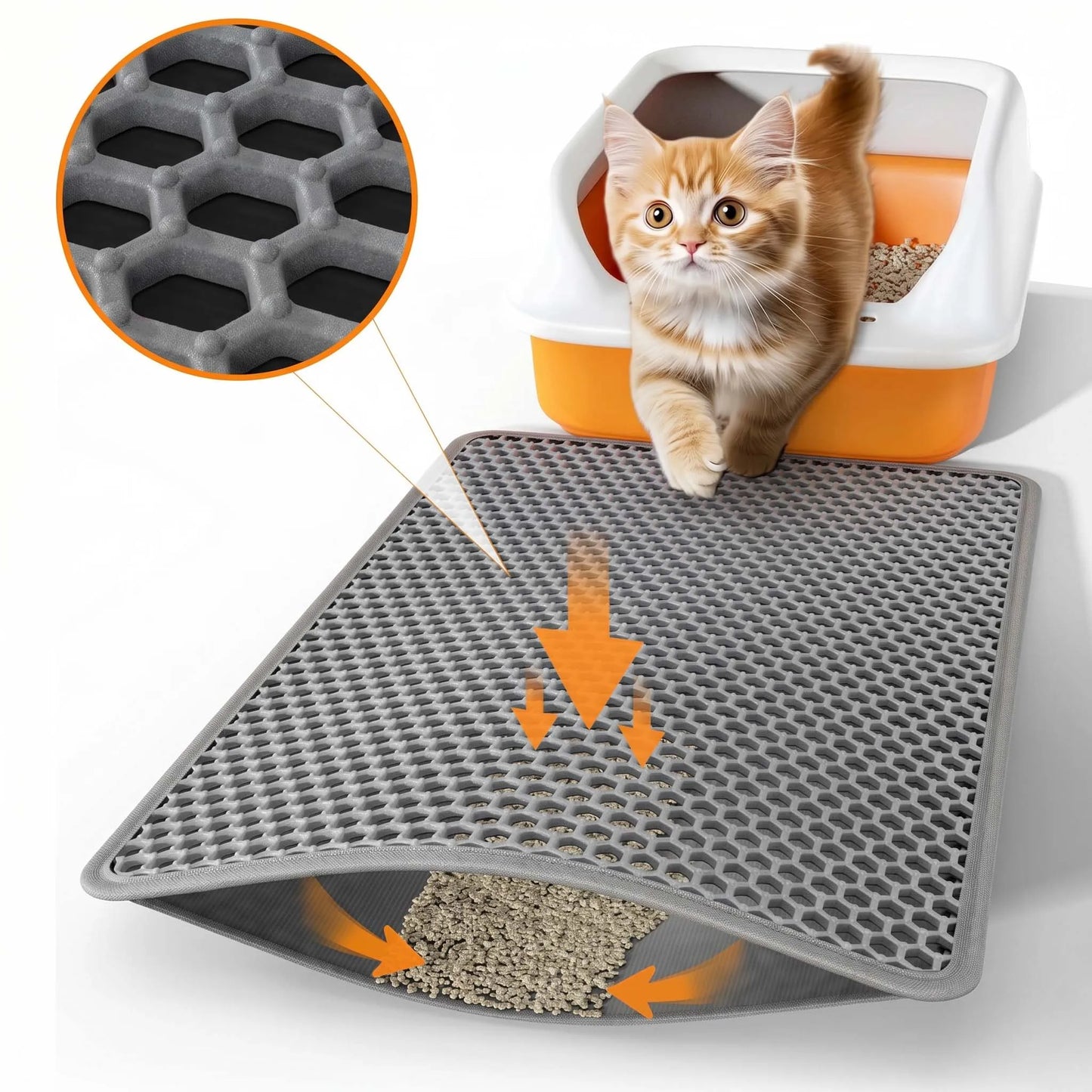 Double-Layer Litter Mat