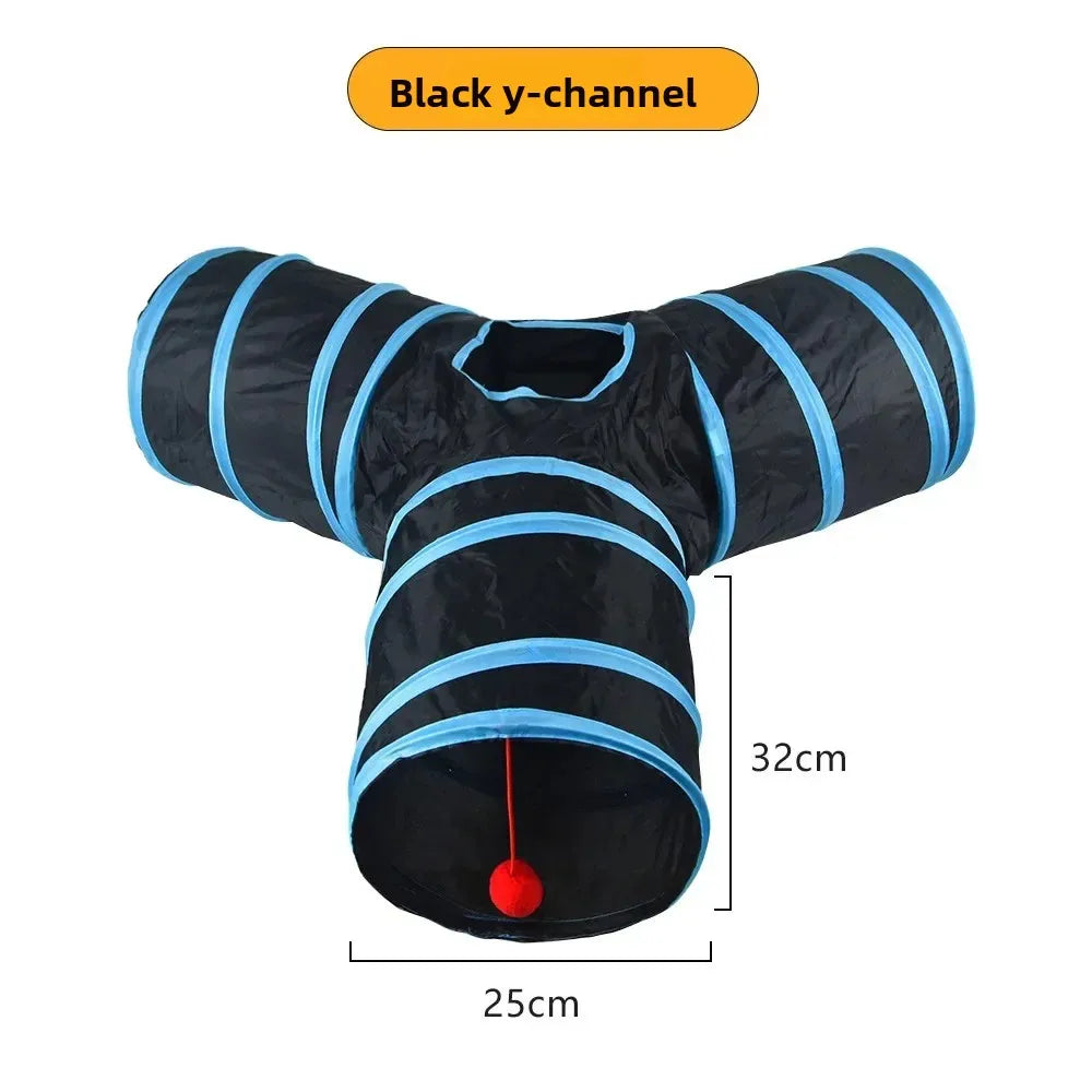 Foldable Cat Play Tunnel