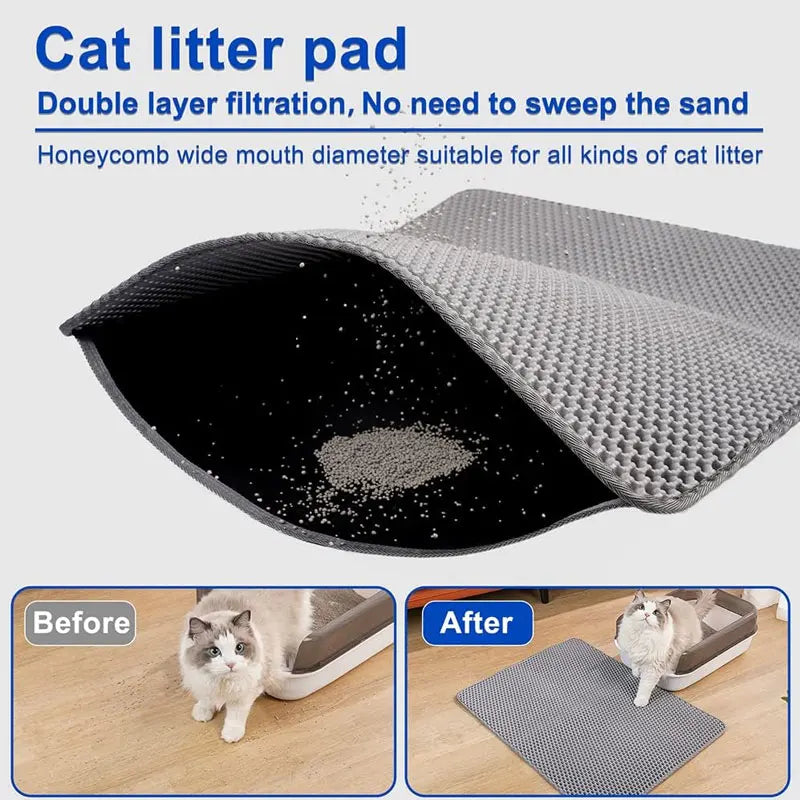 Double-Layer Litter Mat