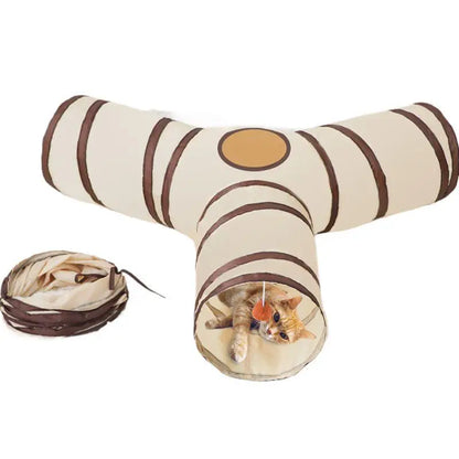 Foldable Cat Play Tunnel
