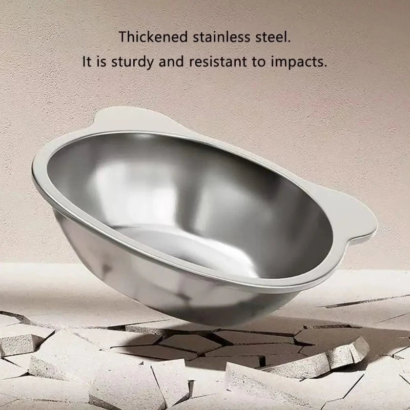Raised Stainless Steel Pet Bowl