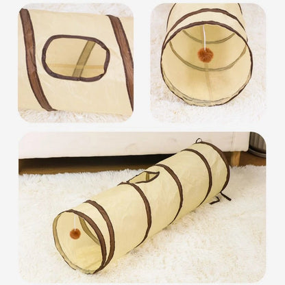 Foldable Cat Play Tunnel