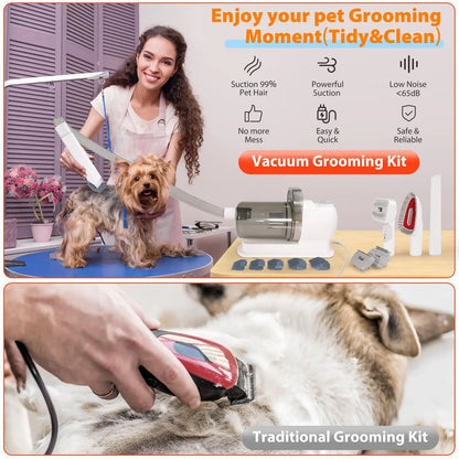 Pet Grooming Vacuum Kit