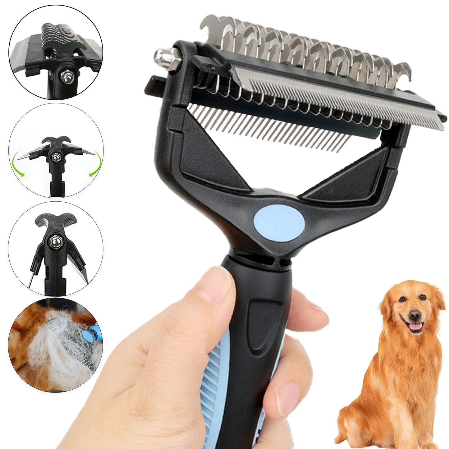 3-in-1 Deshedding Brush