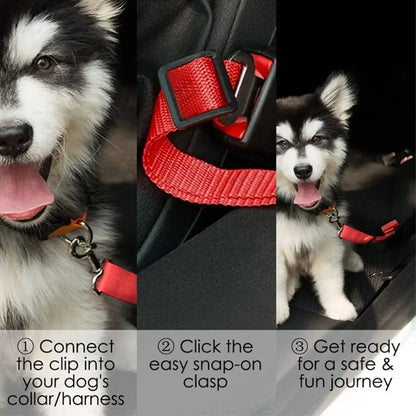 Adjustable Dog Seat Belt