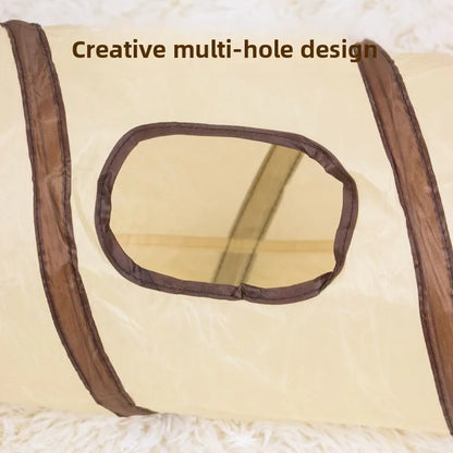 Foldable Cat Play Tunnel