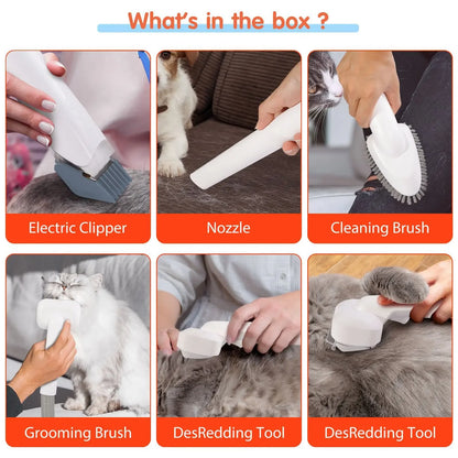 Pet Grooming Vacuum Kit