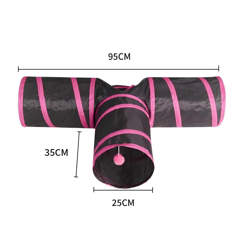 Foldable Cat Play Tunnel