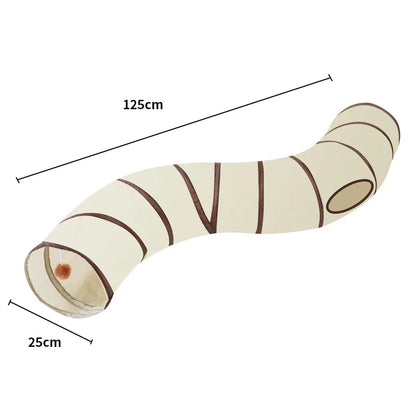 Foldable Cat Play Tunnel